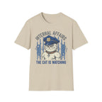 Police Cat "Internal Affairs The cat is Watching" T-Shirt
