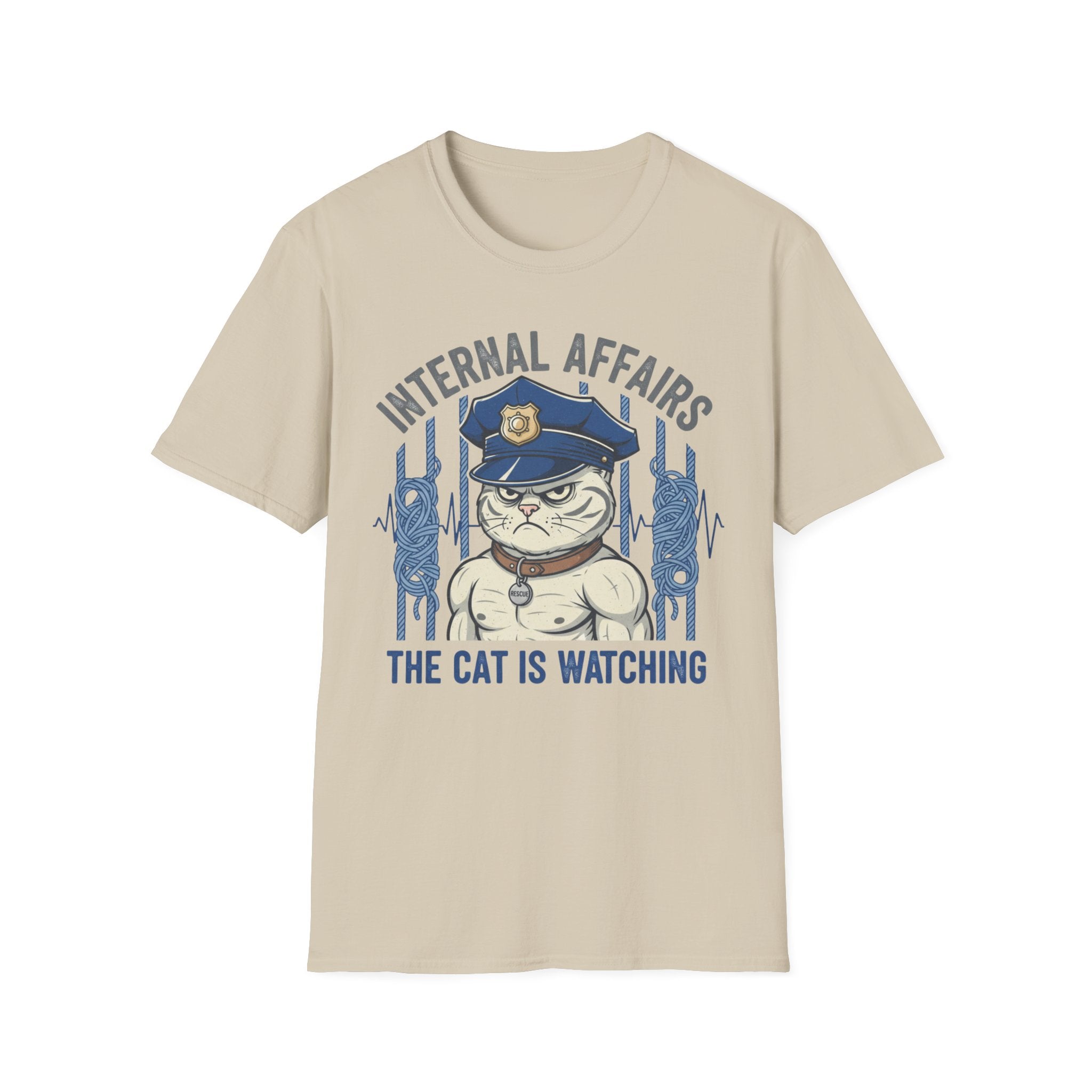 Police Cat "Internal Affairs The cat is Watching" T-Shirt