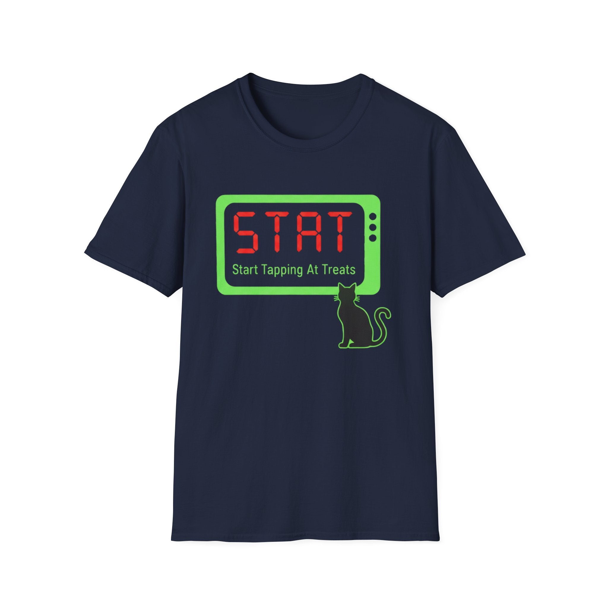 Cat "STAT: Start Tapping At Treats" T-Shirt
