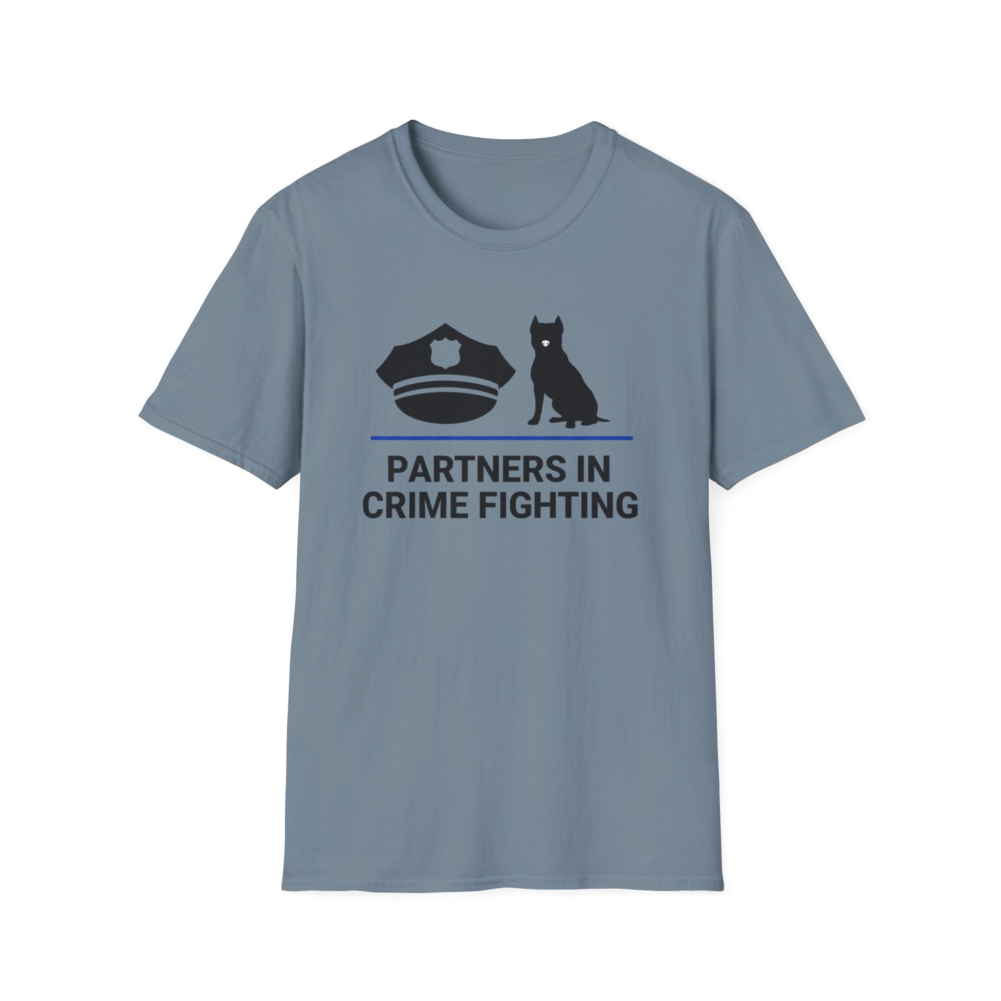 Police & Dog "Partners in Crime Fighting" T-Shirt
