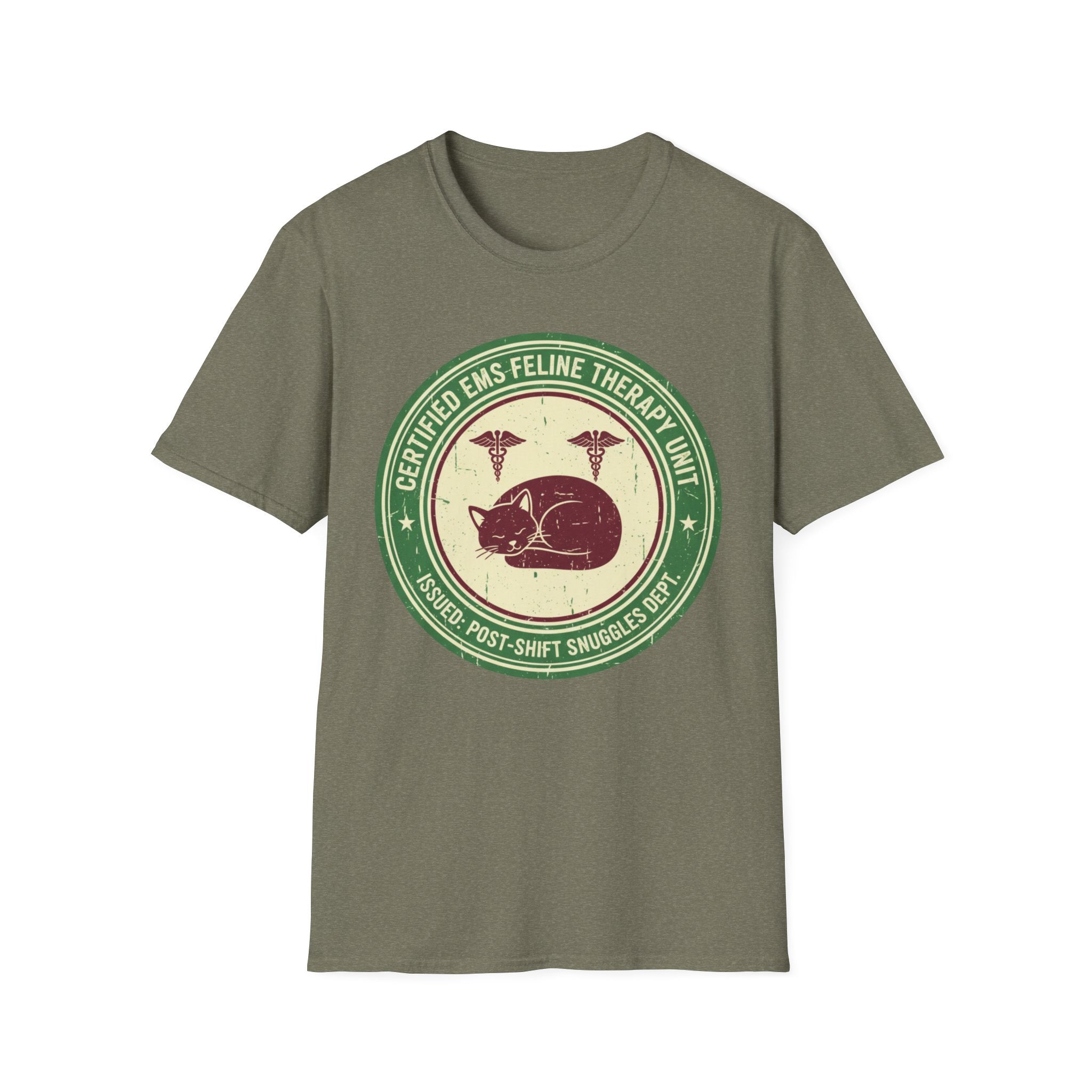 Certified EMS Feline Therapy Unit T-Shirt