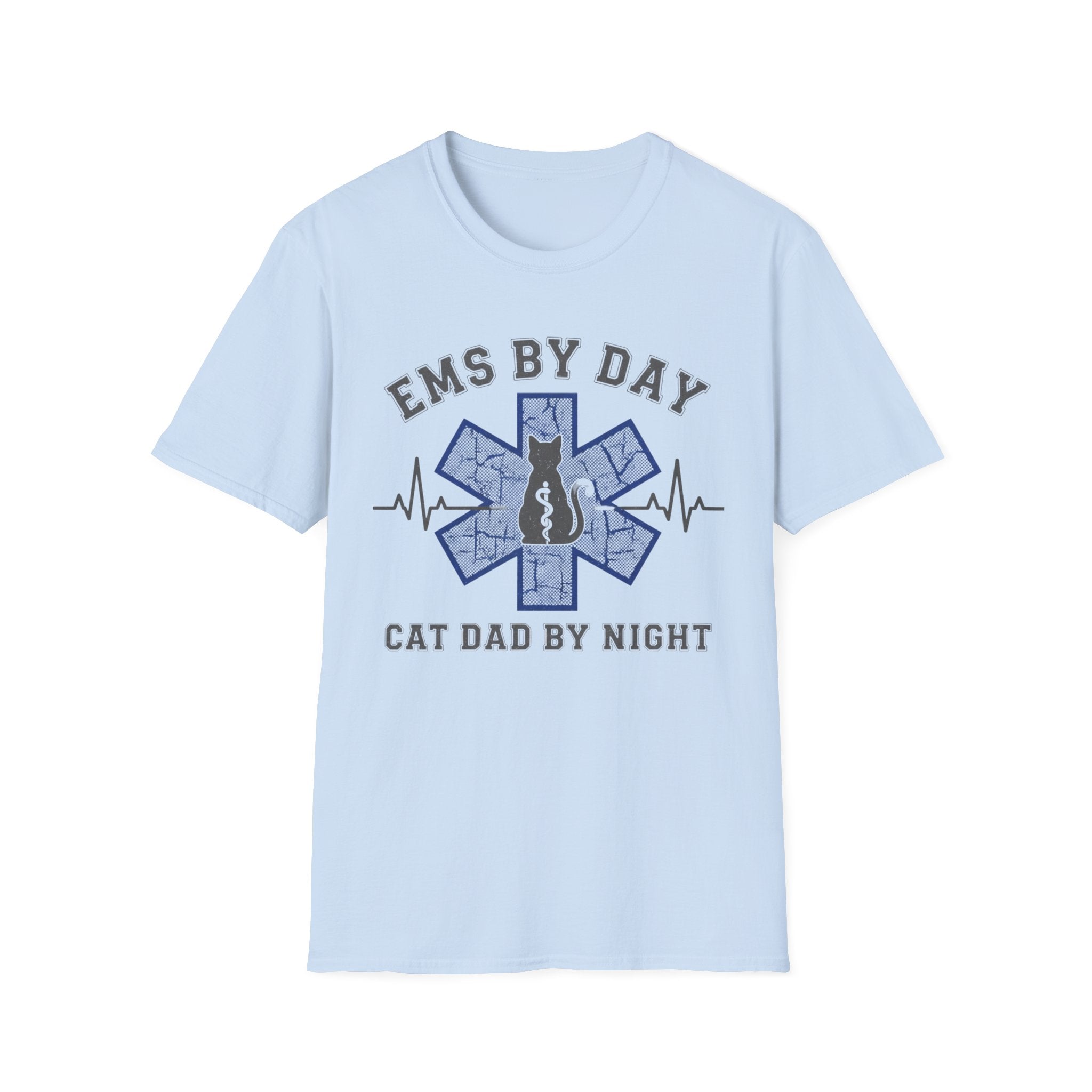 EMS by Day Cat Dad by Night T-Shirt