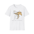 Wild soul Calm Mind Horse & Female Firefighter boho T-Shirt