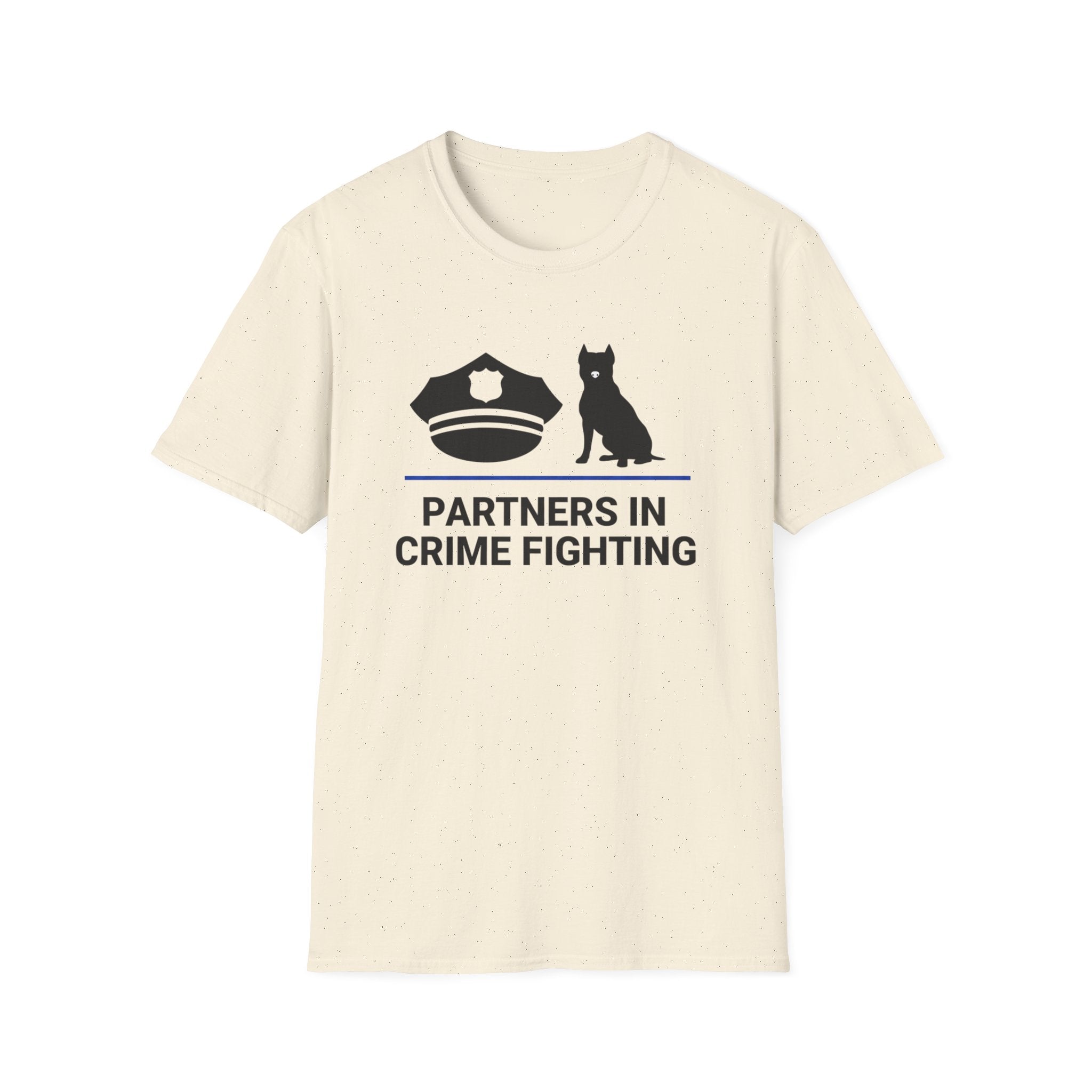 Police & Dog "Partners in Crime Fighting" T-Shirt