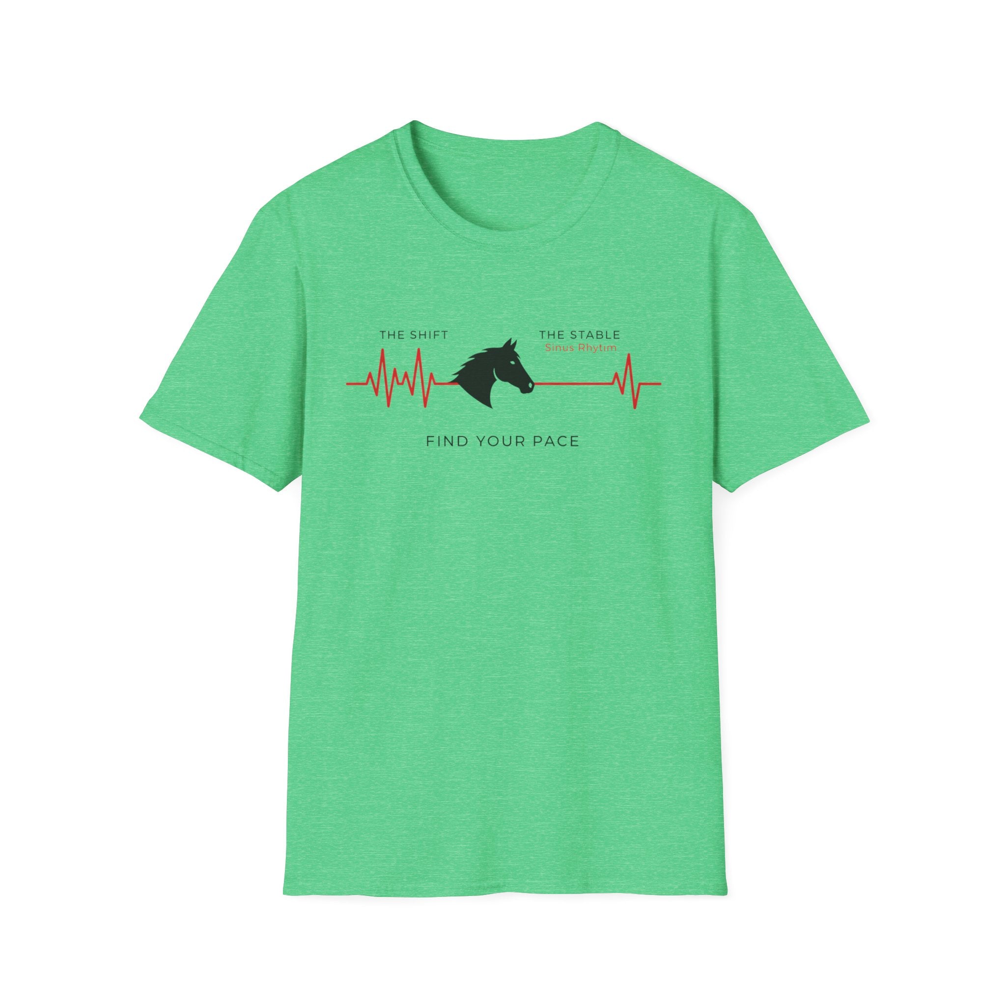 EMS and Horse "The Shift. The Stable. Find Your Pace" T-Shirt