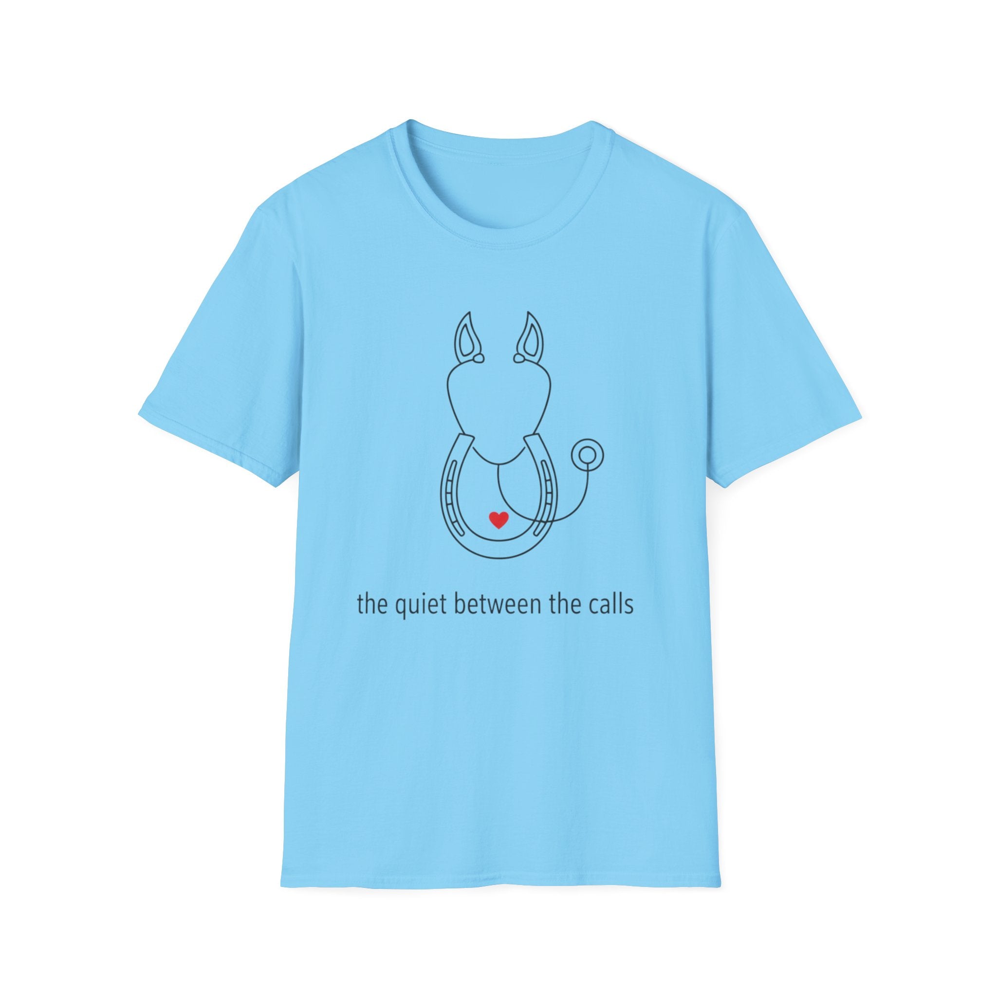 EMS and Horse "The Quiet Between Calls" T-Shirt