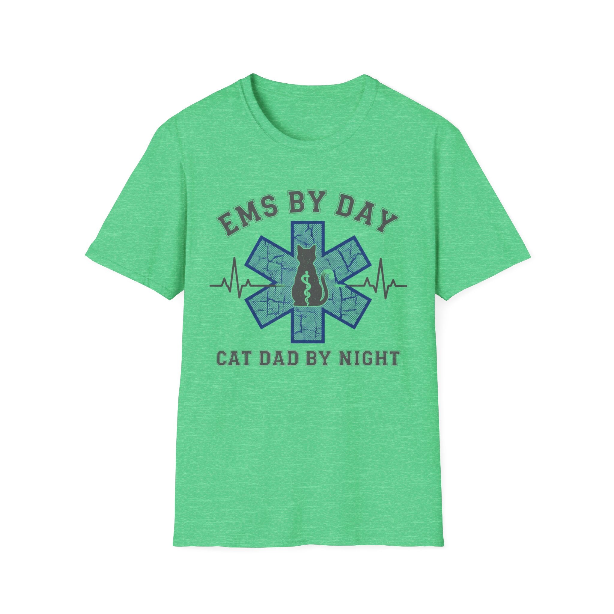 EMS by Day Cat Dad by Night T-Shirt
