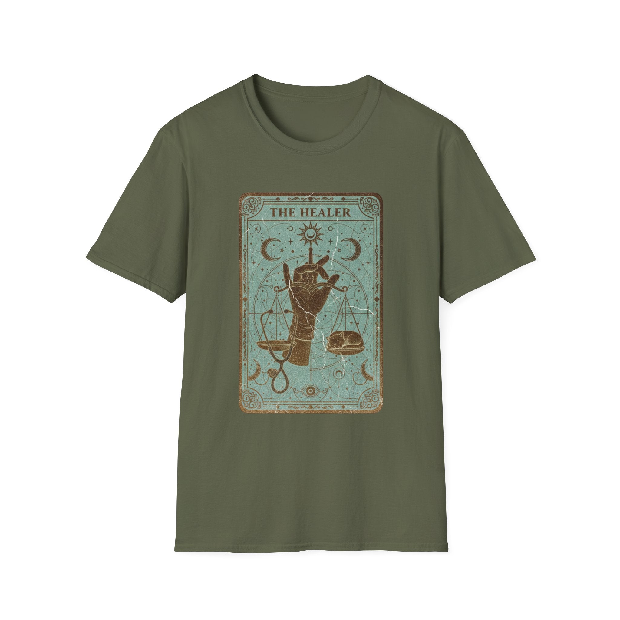 EMS cat tarot "Healer" T-Shirt