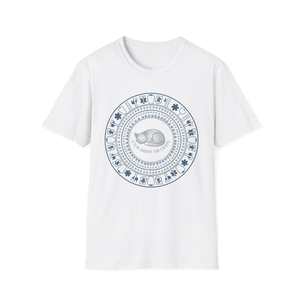 Calm Amidst the Chaos Cat T-Shirt
