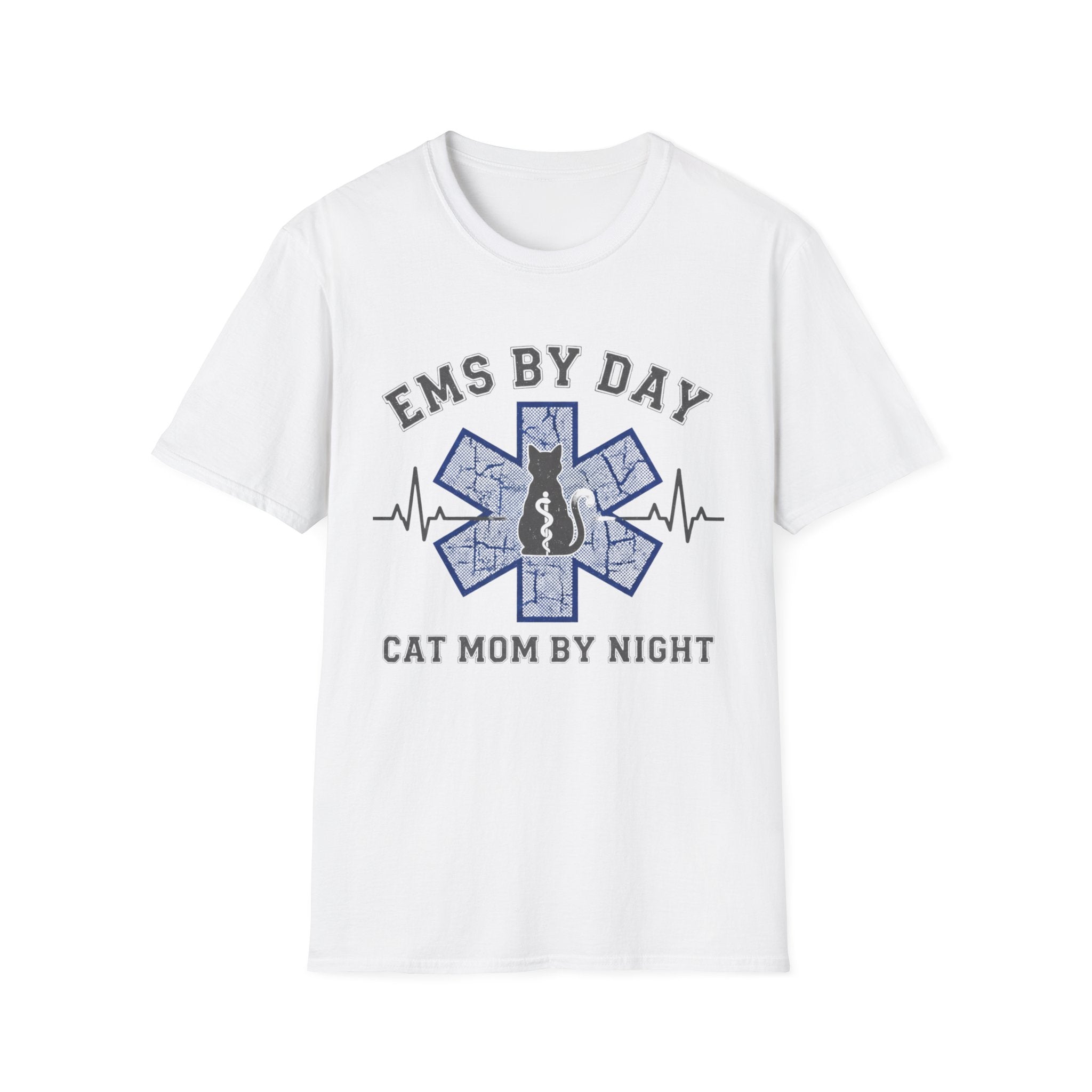EMS by Day Cat Mom by Night T-Shirt