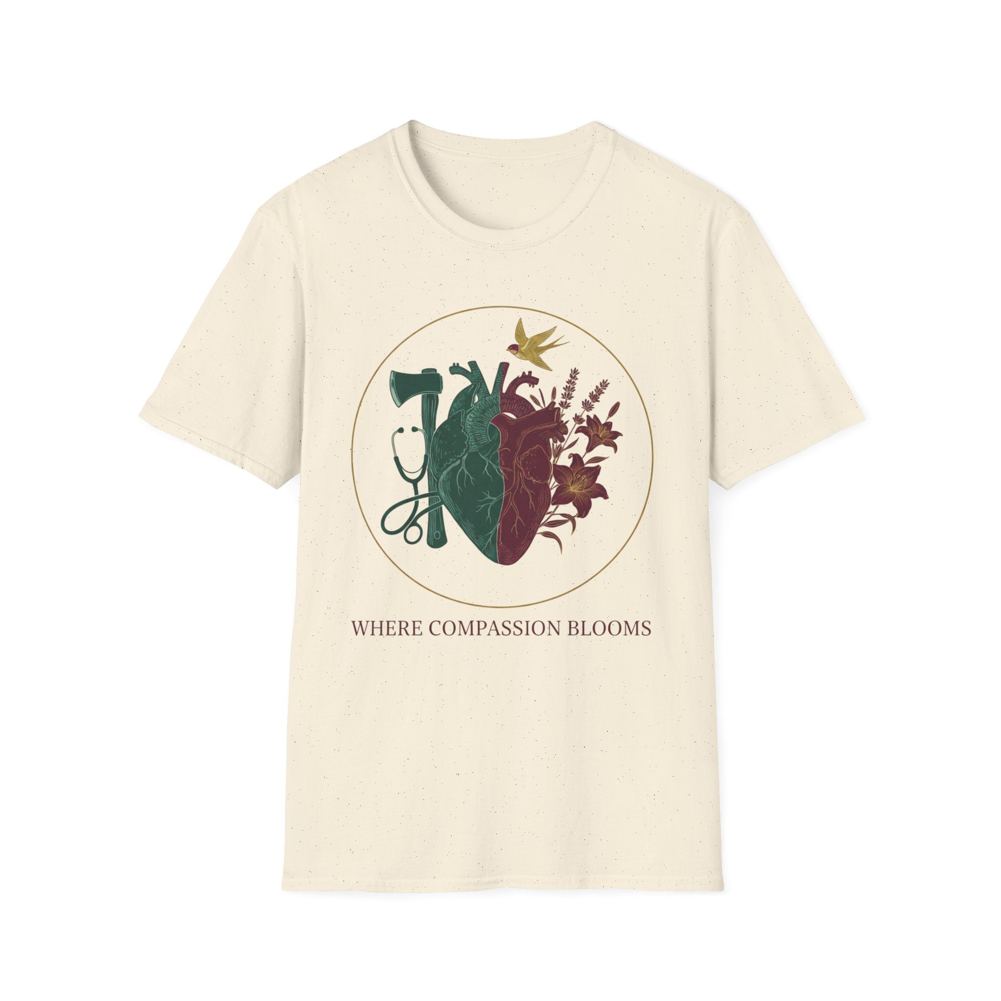 Fire EMS "Where compassion Blooms" T-Shirt