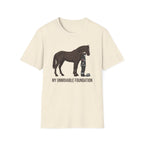 Female firefighter "My unmovable Foundation" T-Shirt