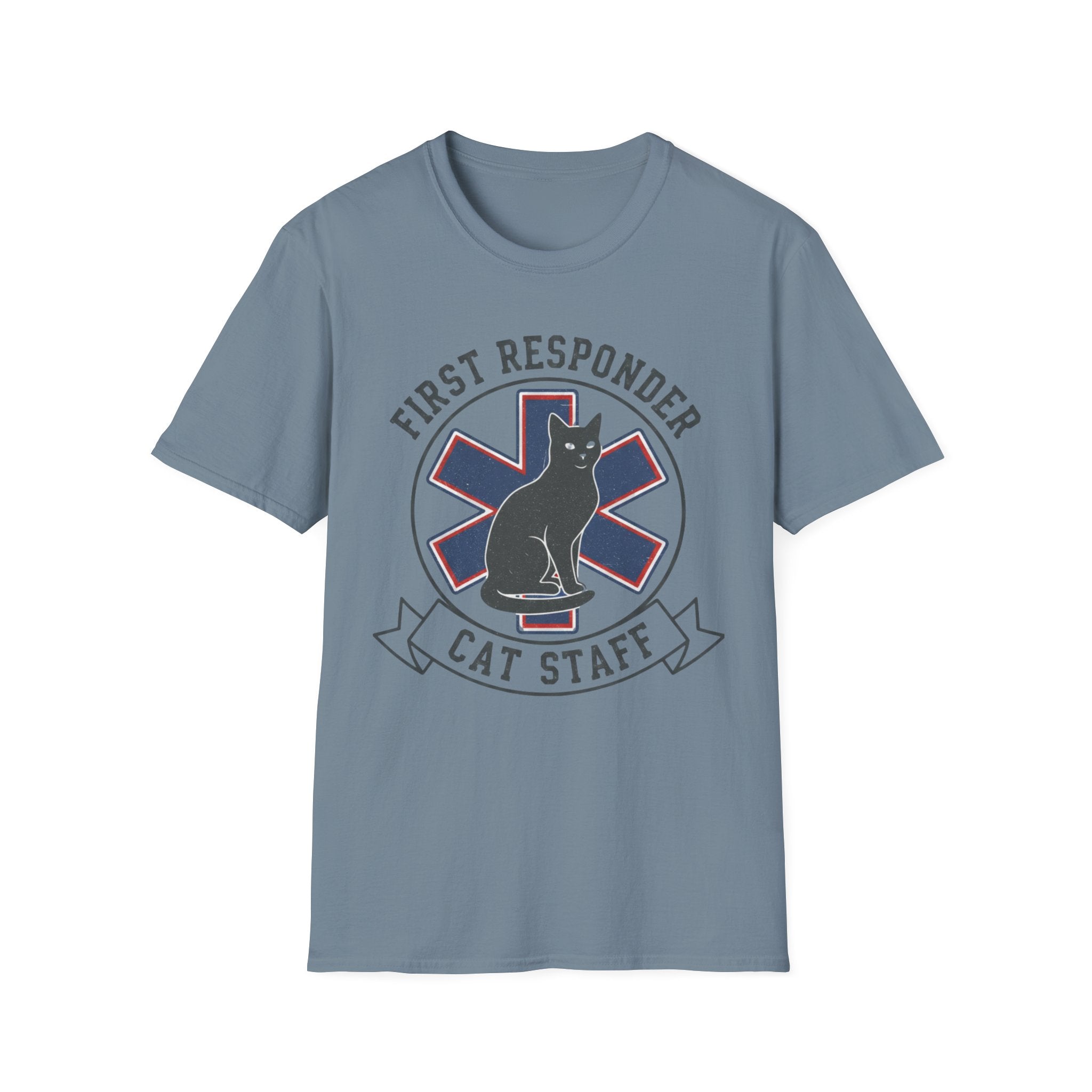 EMS "First Responder Cat Staff" T-Shirt