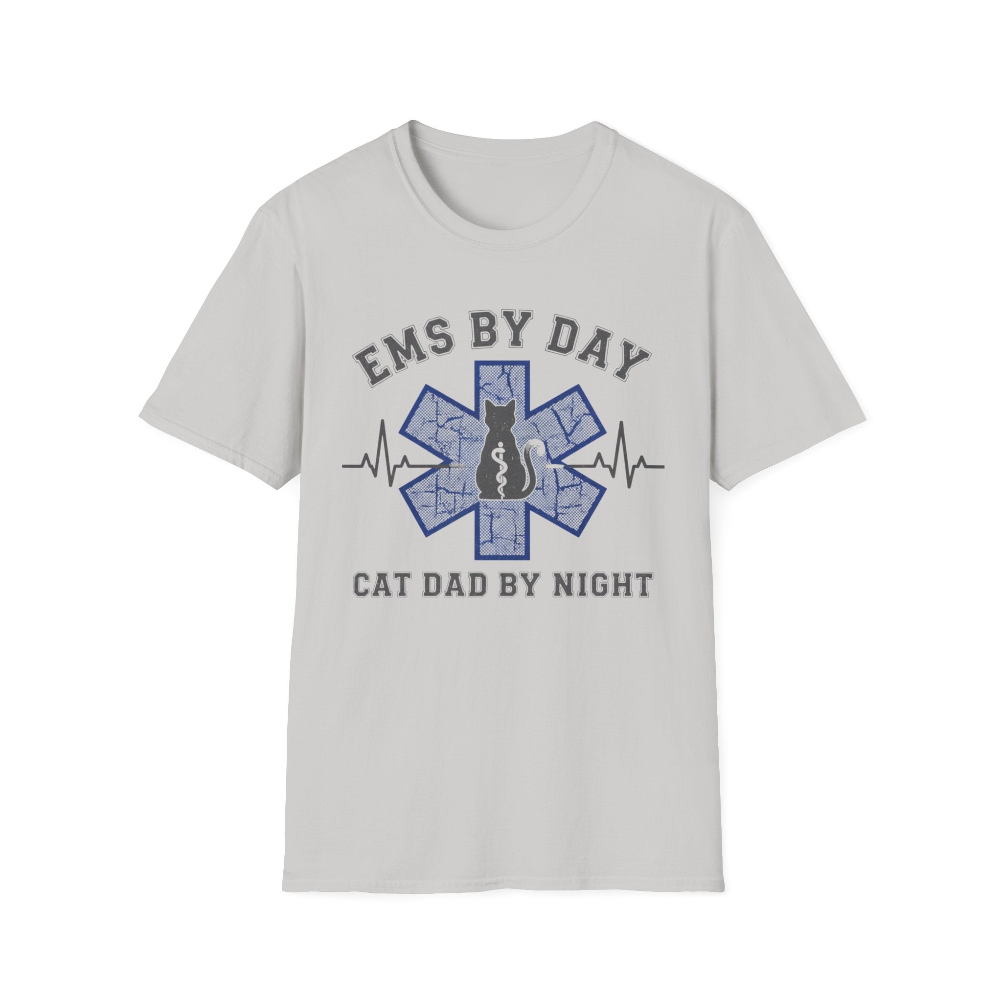 EMS by Day Cat Dad by Night T-Shirt