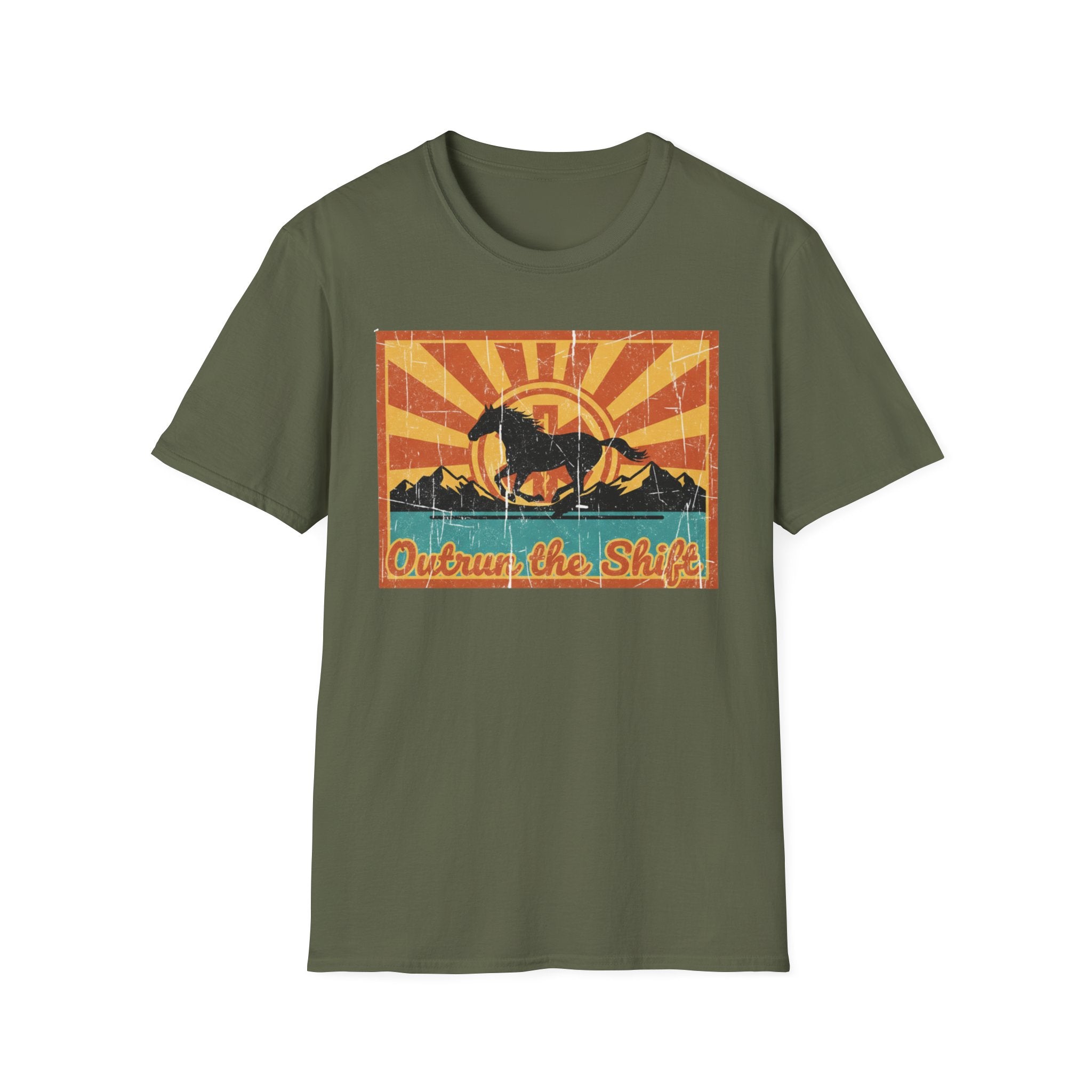 EMS Horse "Out Run the Shift" T-Shirt