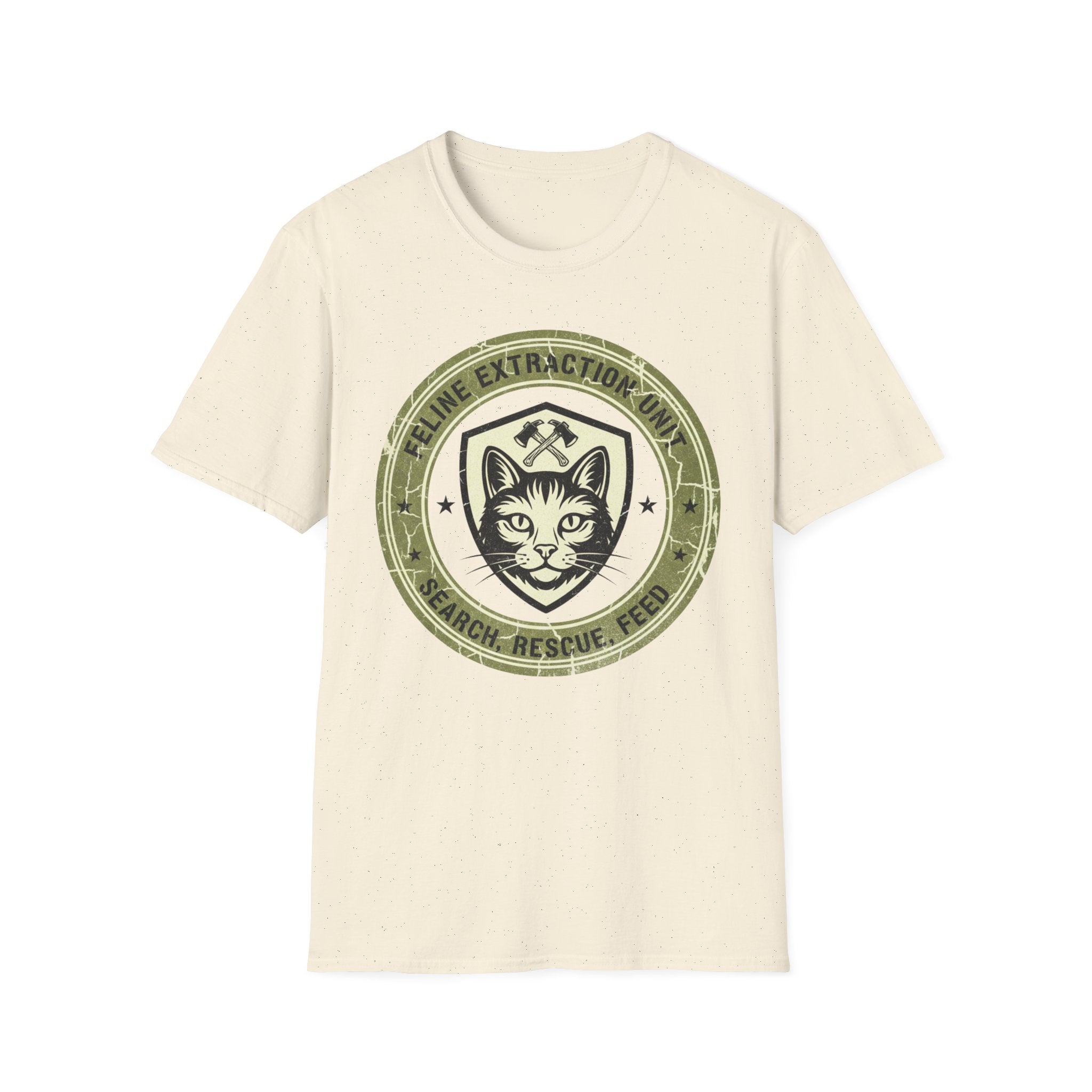 Feline Extraction Unit Search Rescue Feed T-Shirt