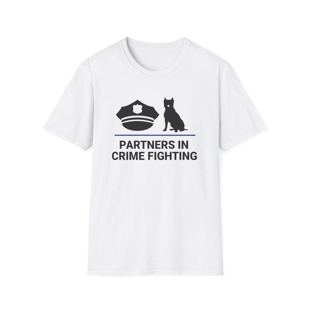 Police & Dog "Partners in Crime Fighting" T-Shirt