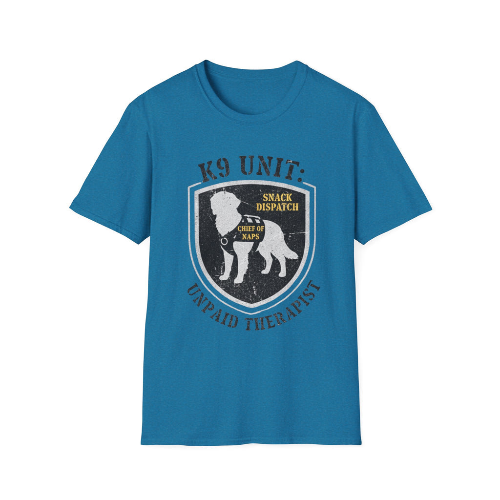 "K-9 Unit Unpaid Therapist" T-Shirt
