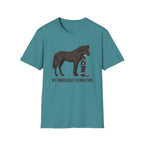Female firefighter "My unmovable Foundation" T-Shirt