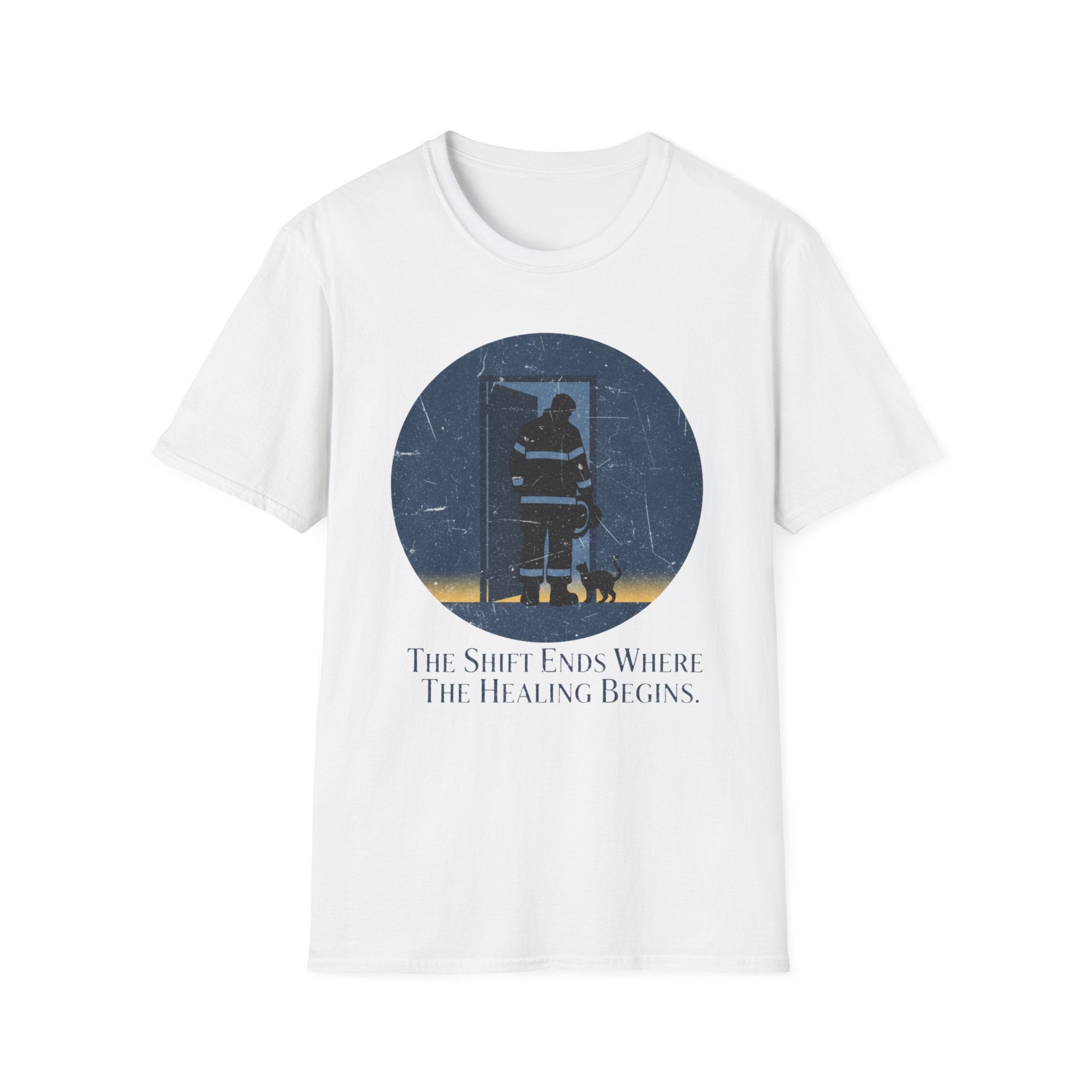 Fire And Cat "The Shift Ends Where The Healing Begins" T-Shirt