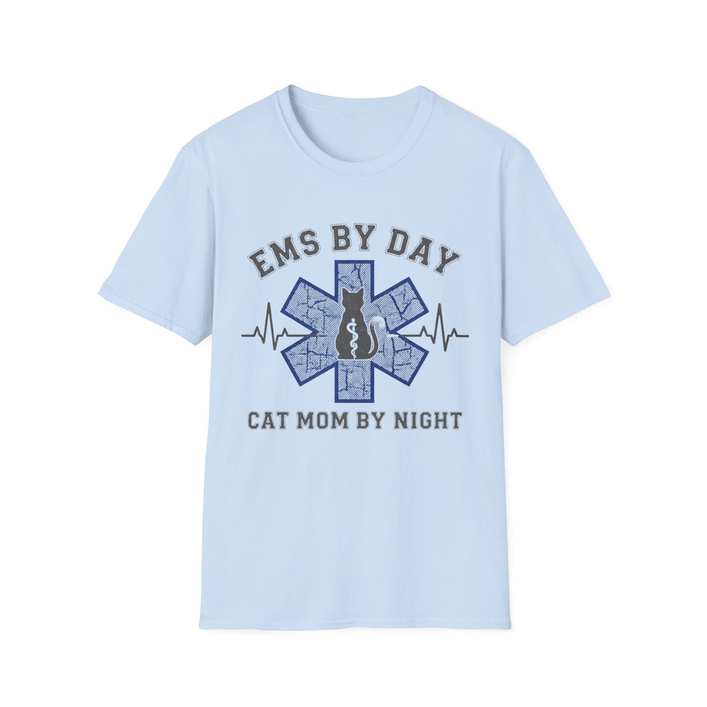 EMS by Day Cat Mom by Night T-Shirt