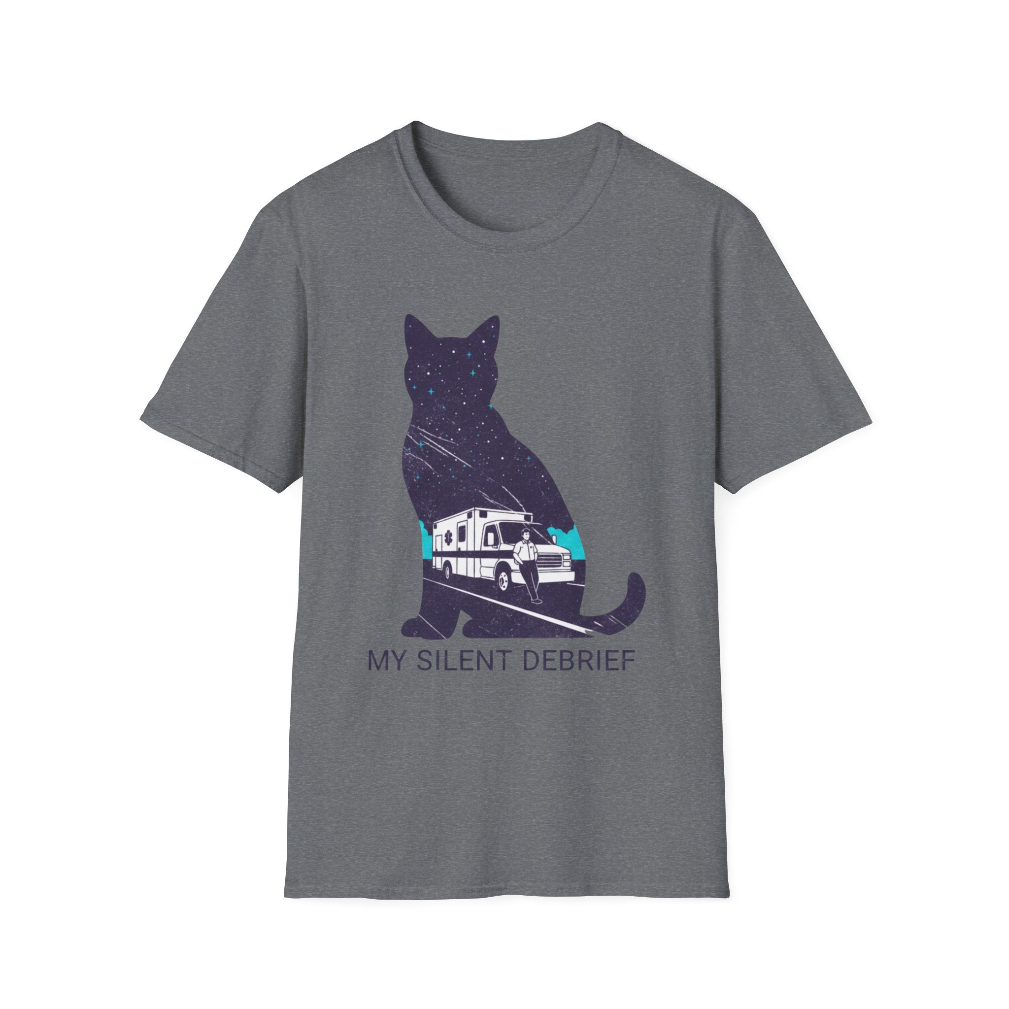 EMS Cat "My silent debrief" T-Shirt