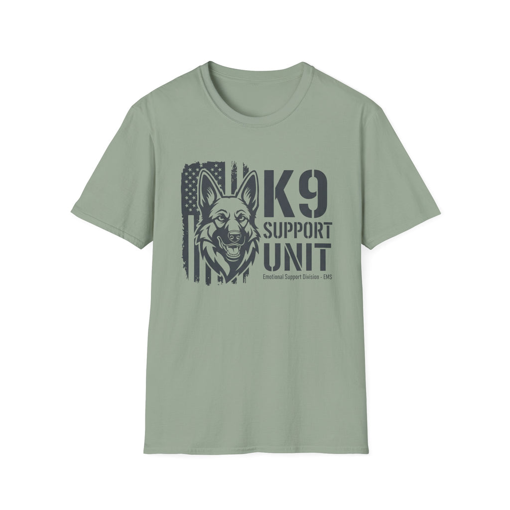 "K-9 support unit emotional support unit EMS division" T-Shirt