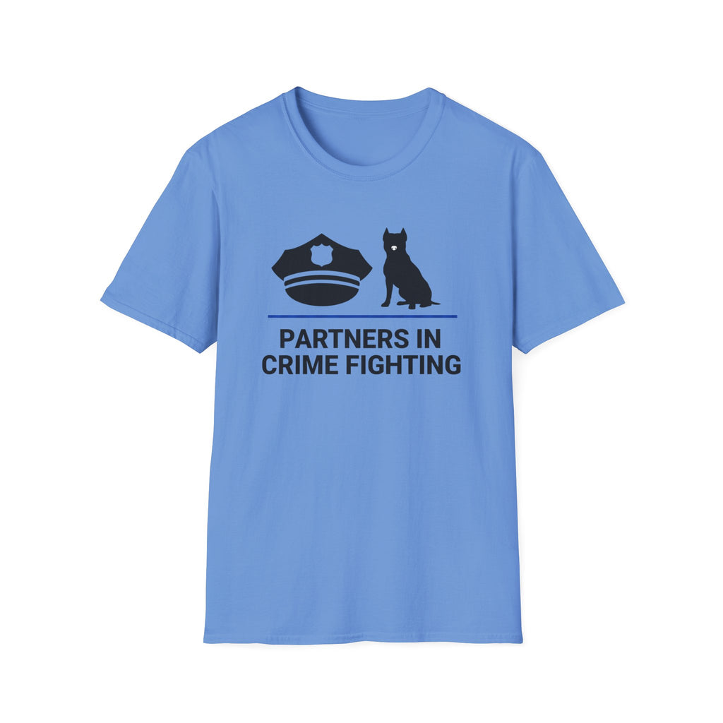 Police & Dog "Partners in Crime Fighting" T-Shirt