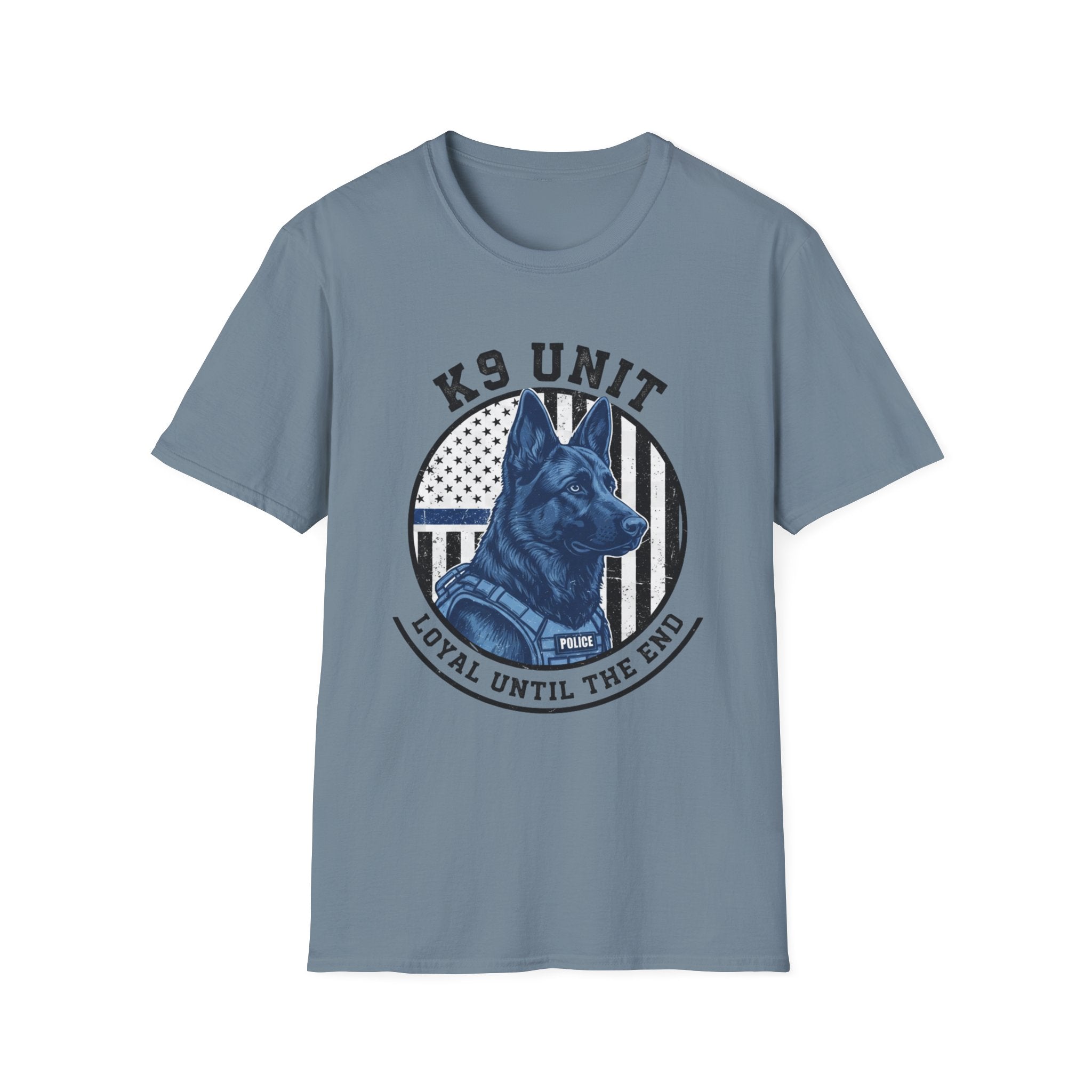 Police "K-9 Unit Loyal To The End" T-Shirt