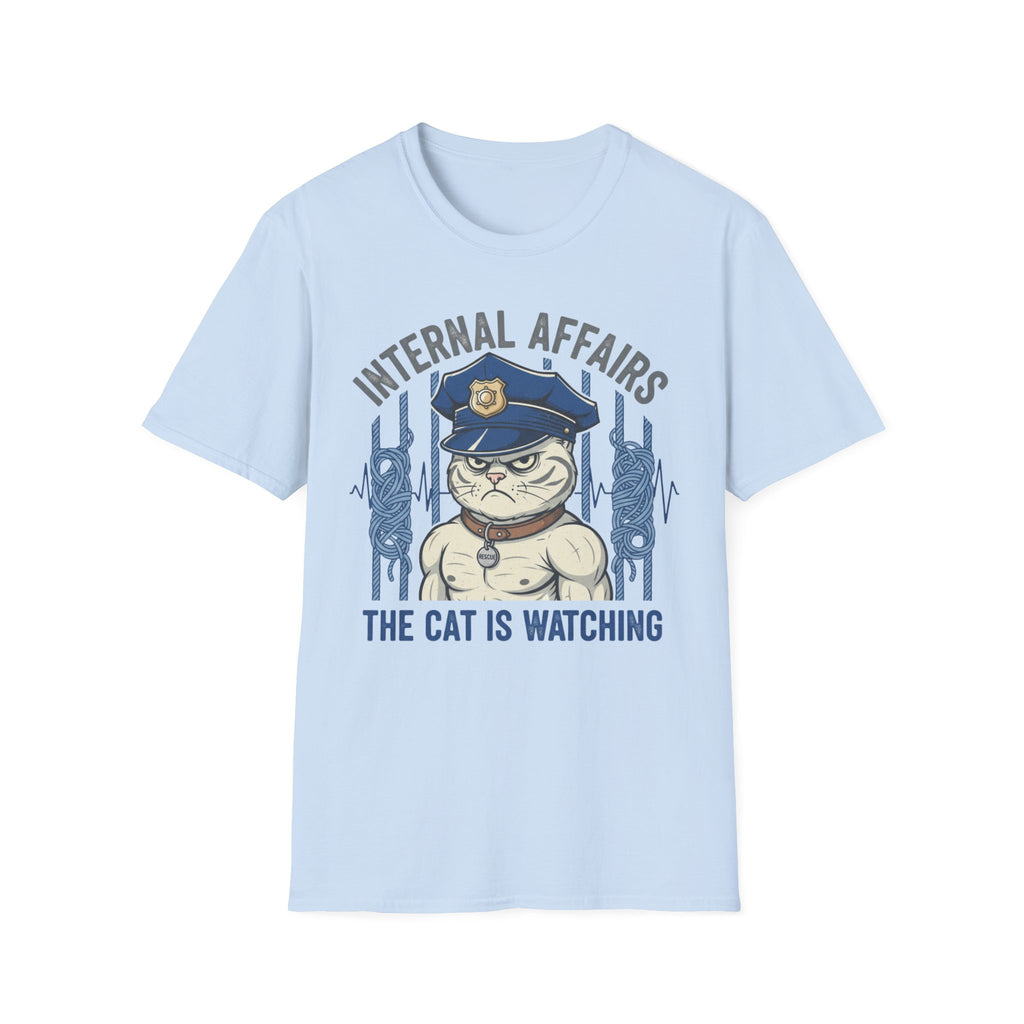 Police Cat "Internal Affairs The cat is Watching" T-Shirt