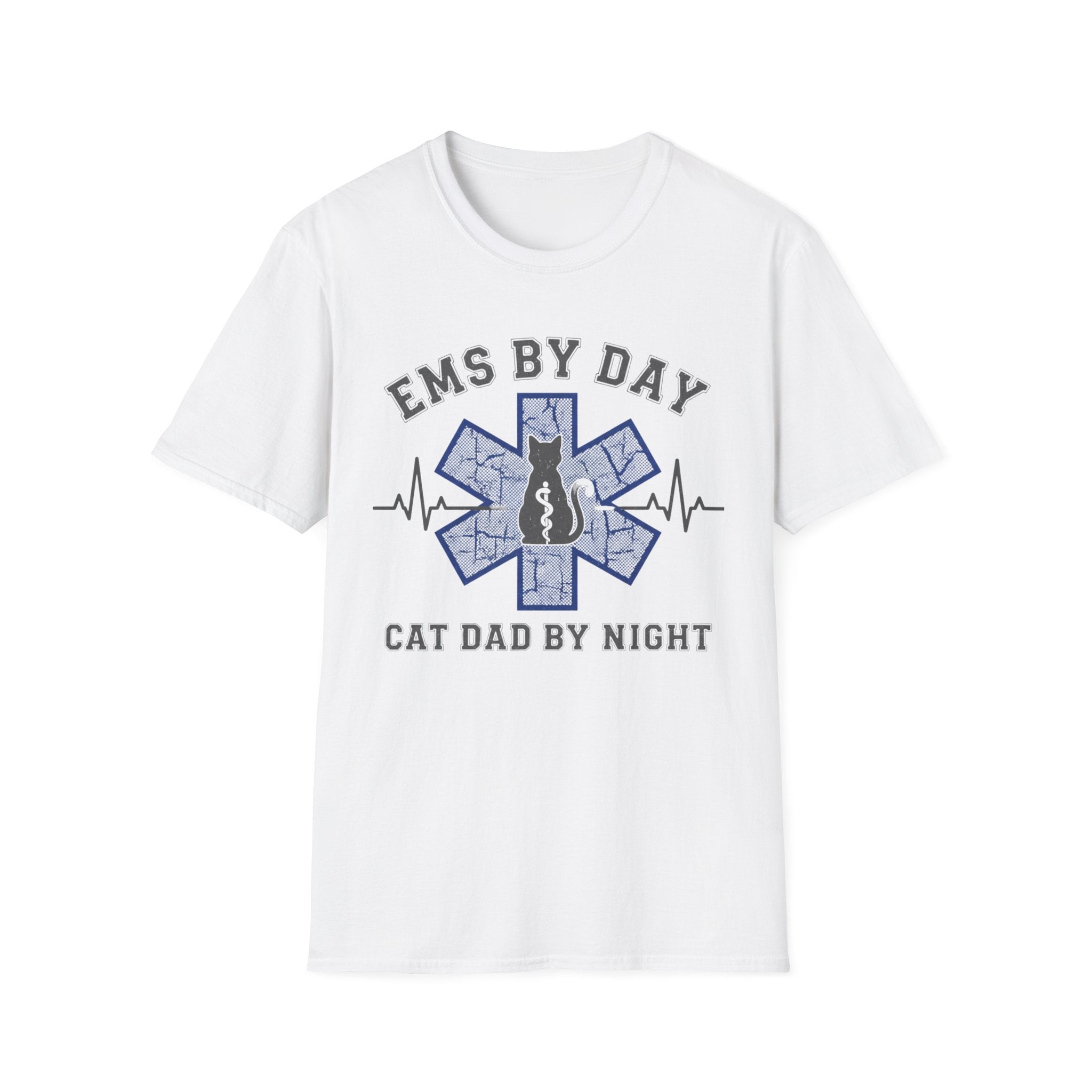 EMS by Day Cat Dad by Night T-Shirt