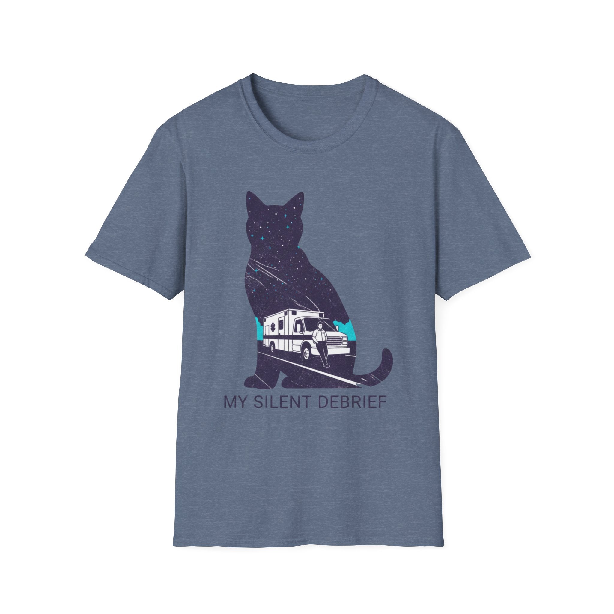 EMS Cat "My silent debrief" T-Shirt